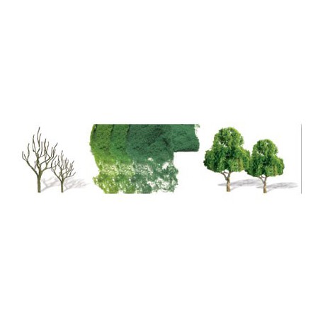 Baumbaum mit Laubblättern 62 bis 100 mm - Loch | Scientific-MHD