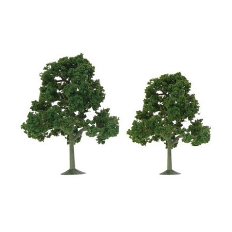 Tree with deciduous leaf trees 50 to 62mm - scale n | Scientific-MHD