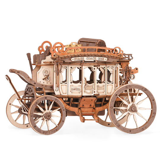 Puzzle 3D mécanique intermédiaire la Calèche musicale Puzzle 3D mécanique...