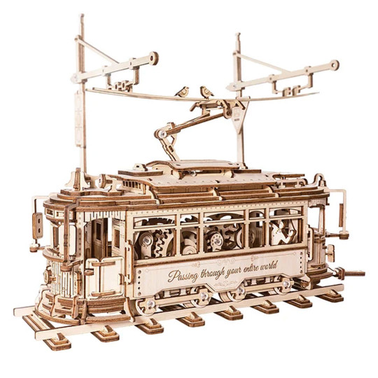Puzzle 3D mécanique intermédiaire TRAMCAR Puzzle 3D mécanique...