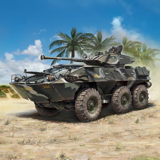 Maquette plastique de char LAV300 90mm Cockerill Gun 1:35 Maquette plastique de char...