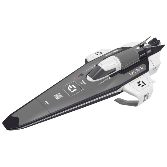 Bateau électrique radiocommandé E1 RaceBird RC Hydrofoil Boat RTR Blanc Bateau électrique...
