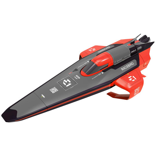 Bateau électrique radiocommandé E1 RaceBird RC Hydrofoil Boat RTR Rouge Bateau électrique...