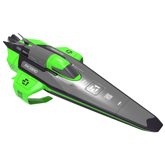 Bateau électrique radiocommandé E1 RaceBird RC Hydrofoil Boat RTR Vert Bateau électrique...