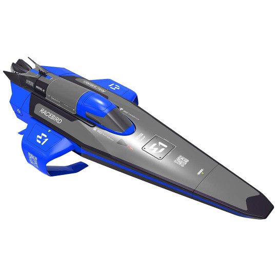Bateau électrique radiocommandé E1 RaceBird RC Hydrofoil Boat RTR Bleu Bateau électrique...