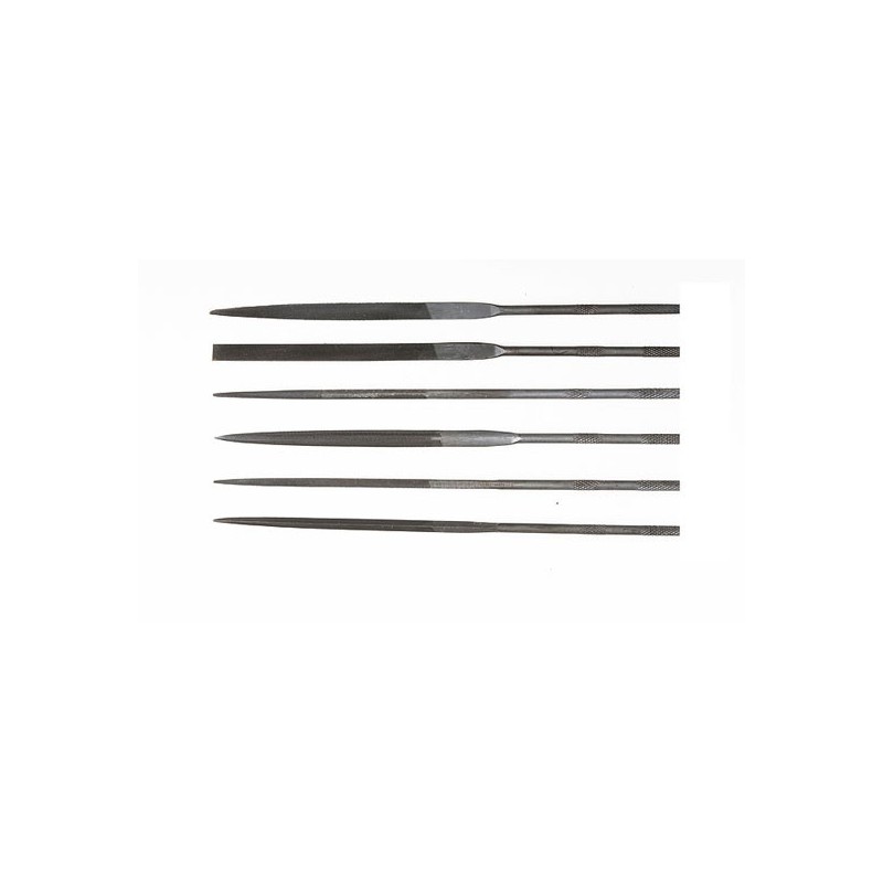 Lime pour maquette Assortiment de 6 limes fines