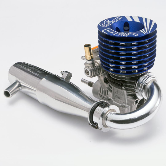 Moteur thermique radiocommandé O.S. MAX-B21 COMBO SET Moteur thermique...
