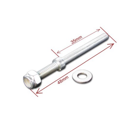 Zubehör für Funkgeräte -Flugzeug 4 -mm -Radachsen für Aluminiumzug (2 Stcs) | Scientific-MHD