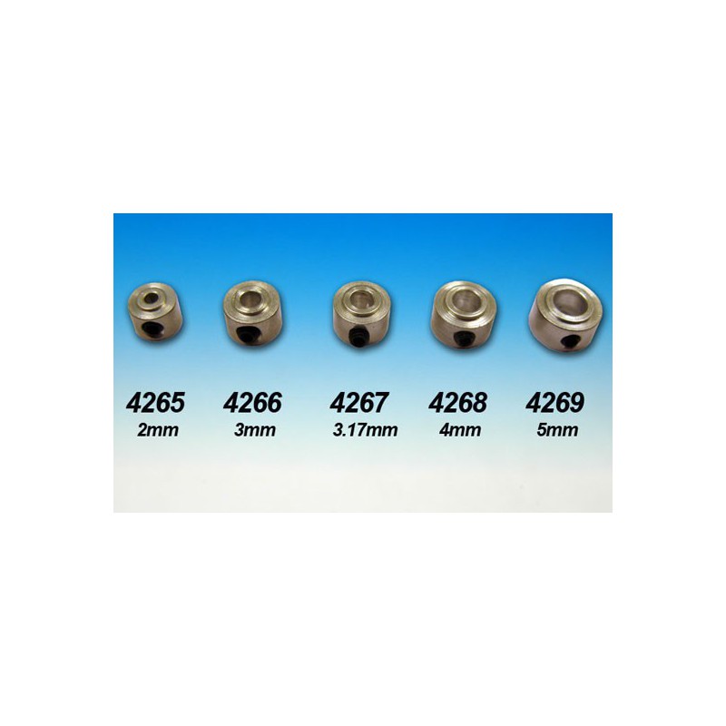 Accessoire embarqué Bague d'arret alu 5mm (10pcs)