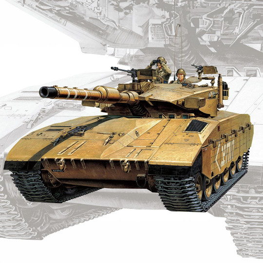 Maquette de char en plastique IDF MERKAVA MK III 1:72 Maquette de char en...