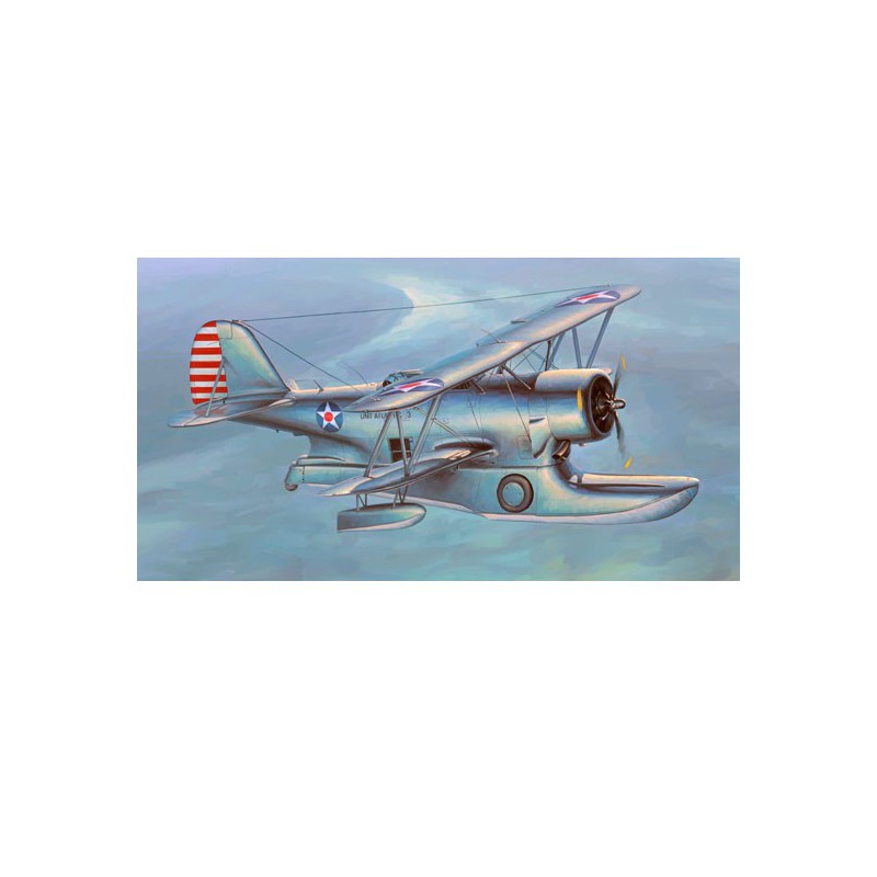 Maquette d'avion en plastique J2F-5 DUCK 1/48