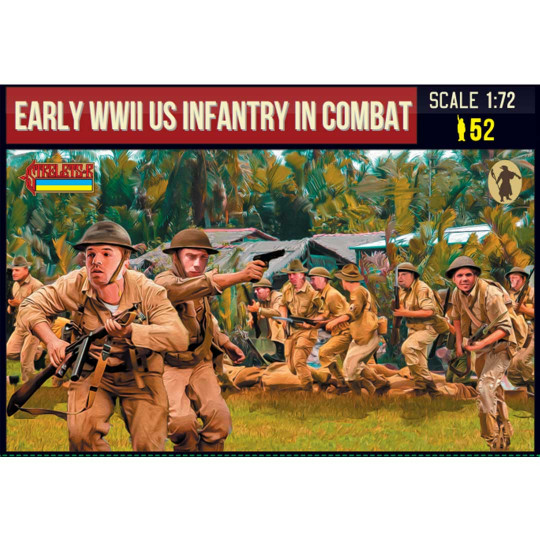 Figurine Early WWII Infantry in combat 1:72 Figurine Early WWII...