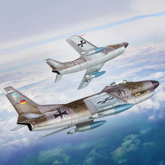 Maquette plastique avion NORTH AMERICAN F-86K SABRE DOG ARMÉE DE L'AIR 1957 1:32 Maquette plastique avion...