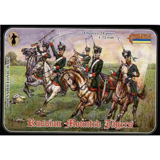 Figurine Russian mounted Jägers 1:72 Figurine Russian mounted...