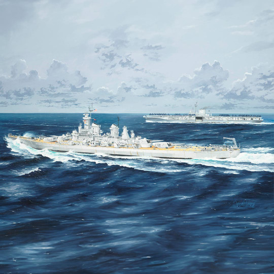 Maquette de bateau en plastique USS Montana BB-67 1:350 Maquette de bateau en...