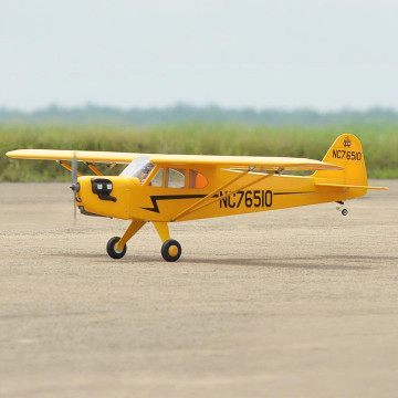 Avion Rc Piper Cub Débutant Avion RC J3 Piper Cub 2,4 GHz – Prêt à Voler Pour Débutant, Planeur électrique En Mousse FX 801
