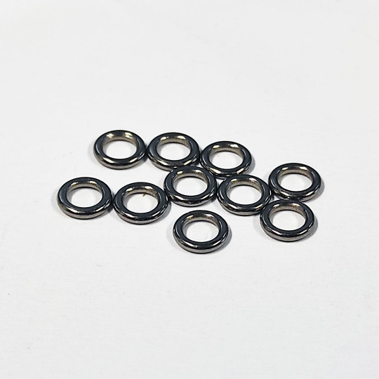 Pièce pour voilier radiocommandé Anneaux métalliques (10 pcs) Pièce pour voilier...