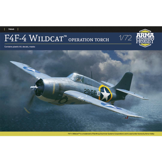 Maquette d’avion en plastique F4F-4 Wilcat « Operation Torch » 1:72 Maquette d’avion en...