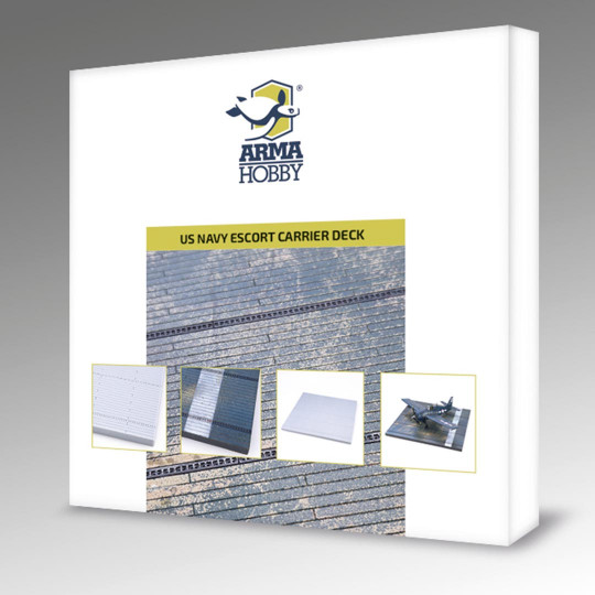 Maquette d’avion en plastique Socle USN/RN Escort Carrier Deck 1:72 Maquette d’avion en...