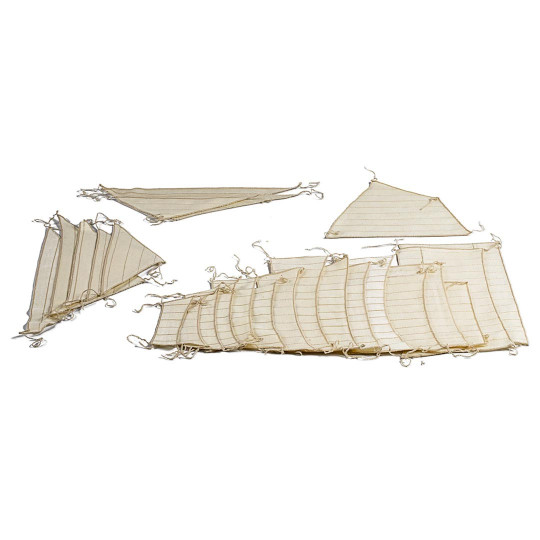 Accastillage de bateau Voiles pour Le Cutty Sark 1:75 Accastillage de bateau...