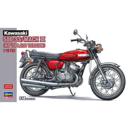 Kawasaki 500-SS/Mach III Plastikmotorradmodellmodell | Scientific-MHD