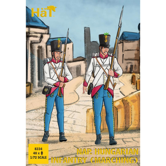 Figurine INFANTRIE HONGROISE NAPOLEONIENNE en marche 1:72 Figurine INFANTRIE...