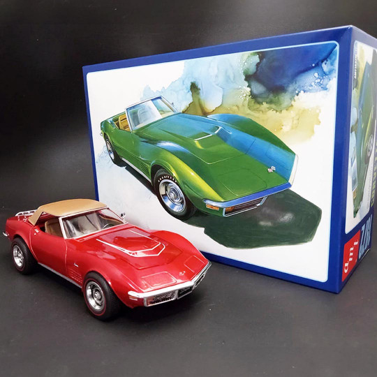 Maquette de voiture en plastique Chevy Corvette roadster 1:25 Maquette de voiture en...