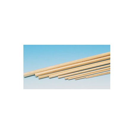 Balsa Round Wood Material D.10x1000mm | Scientific-MHD