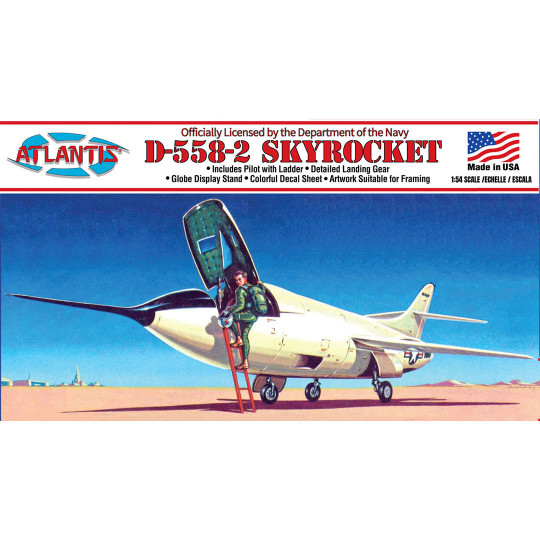 Maquette plastique d’avion D-558-2 Skyrocket 1:54 Maquette plastique d’avion...