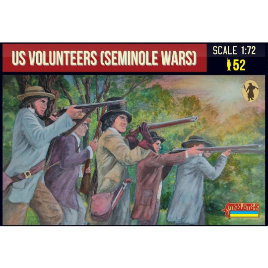 Figurine les volontaires US (Guerre des Seminoles) 1:72 Figurine les volontaires US...
