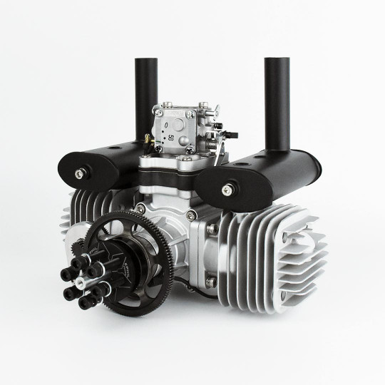 Moteur Thermique Essence pour avion EPHIL 123cc bi-cylindre PRO avec démarreur Moteur Thermique Essence...