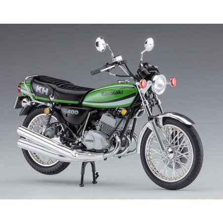 Maquette de moto en plastique KAWASAKI KH400-A7 1/12