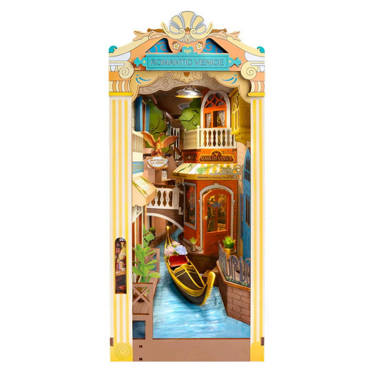 Puzzle 3D intermédiaire Serre-livre Venise romantique Puzzle 3D intermédiaire...