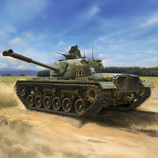 Maquette de char en plastique M48A2 MBT 1:35 Maquette de char en...