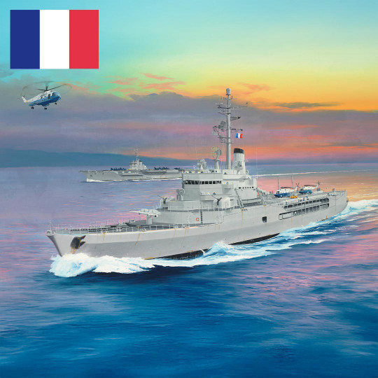 Maquette de bateau en plastique Jeanne d’Arc 1964 1:350 Maquette de bateau en...