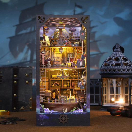 Puzzle 3D Serre Livres Book Nook Piracy in Somalia Puzzle 3D Serre Livres Book...