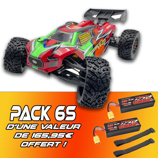 Coche RC eléctrico GUNNER TRUGGY 6S 1/8 + Pack 6S Coche RC eléctrico GUNNER...