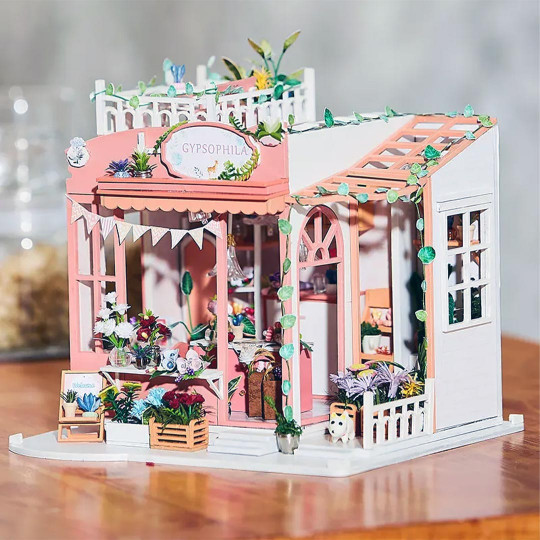 3D-Puzzle miniaturhaus Gypsophila Flower Shop 3D-Puzzle miniaturhaus...