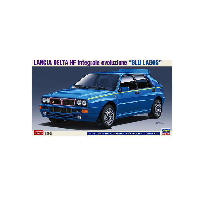Maquette de voiture en plastique L. Delta HF integrale evo 1/24