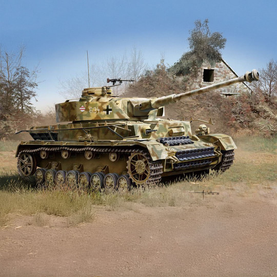 Plastic model tank German Pz.Kpfw.IV Ausf.H 1:72 Plastic model tank German...