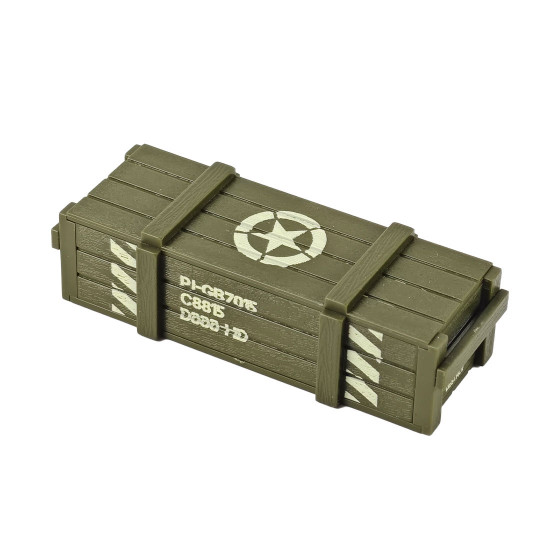 Pièce pour voiture électrique Option grande caisse à munitions pour Jeep Willys 1:10 Pièce pour voiture...