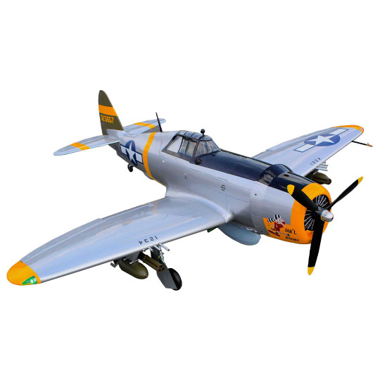 Ferngesteuertes Thermoflugzeug P-47 DAN'L BOONE 55-60cc / EP ARF + elektrisches Fahrwerk Ferngesteuertes...