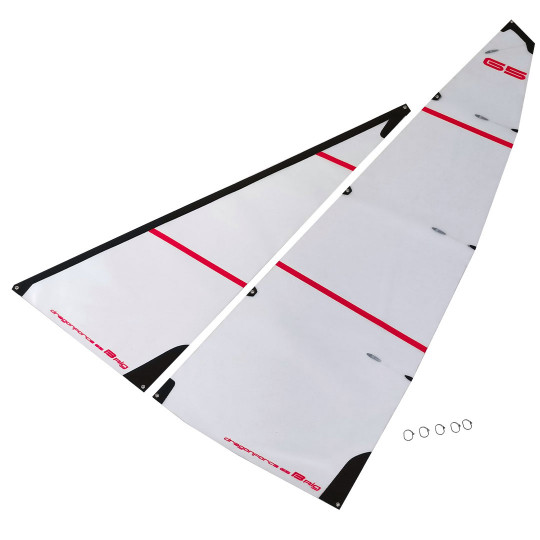 Pièce pour voilier radiocommandé Voiles B 2024 en Mylar pour DF65 V6 V7 et V8 Pièce pour voilier...