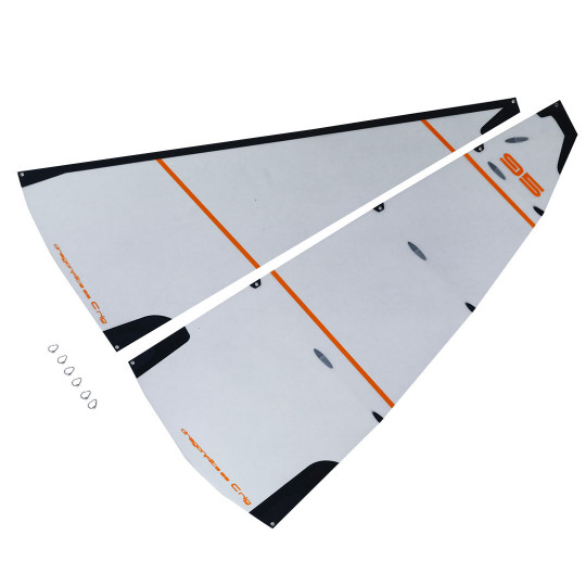 Teil für ferngesteuerte Segelboote Segel C 2024 aus Mylar für DF95 V1 V2 und V3 Teil für ferngesteuerte...