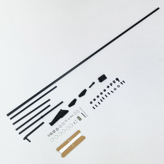 Pièce pour voilier radiocommandé Mât, bômes 2024 pour voiles B DF95 V1 V2 et V3 Pièce pour voilier...