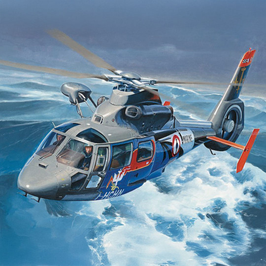 Maquette d'Hélicoptère en plastique Dauphin II SA365N 1/48 Maquette d'Hélicoptère en...