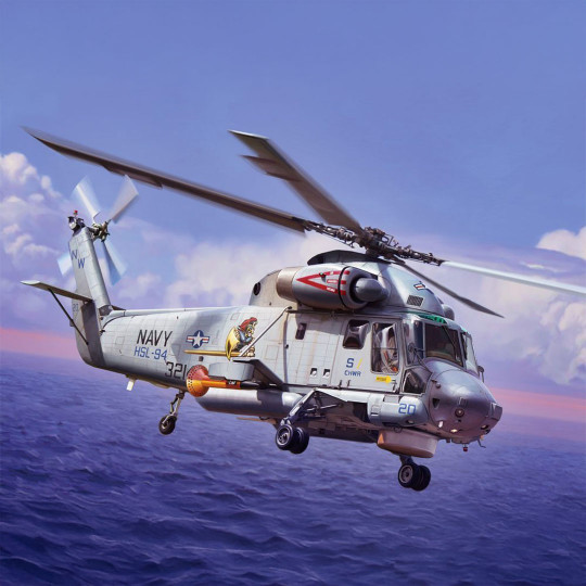 Maquette d'Hélicoptère en plastique SG2G Seaprite US Navy 1/48 Maquette d'Hélicoptère en...