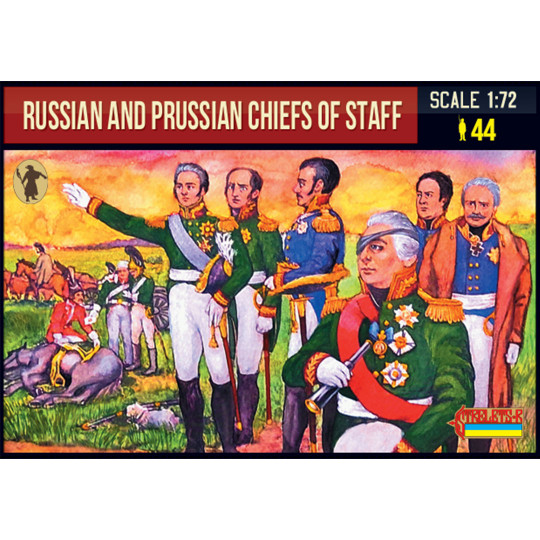Figurine Russian and Prussian chiefs of staff 1:72 Figurine Russian and...