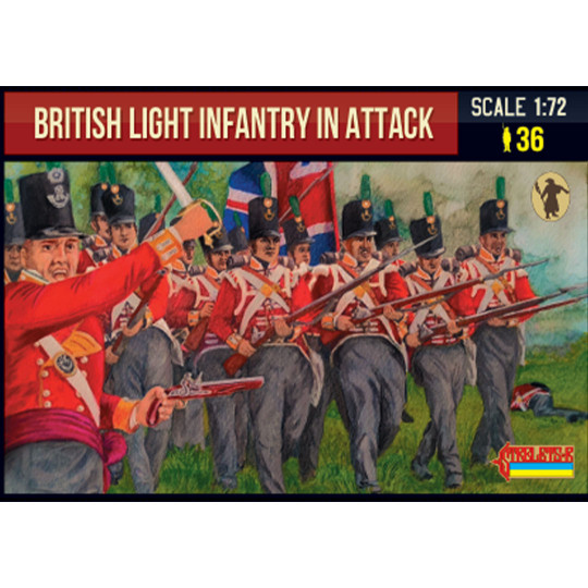 Figure British light infantry in attack 1:72 Figure British light...
