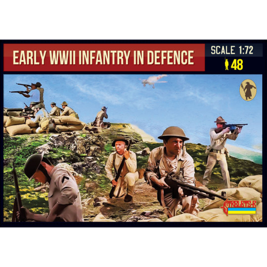 Figure Early WWII infantry in defence 1:72 Figure Early WWII infantry...